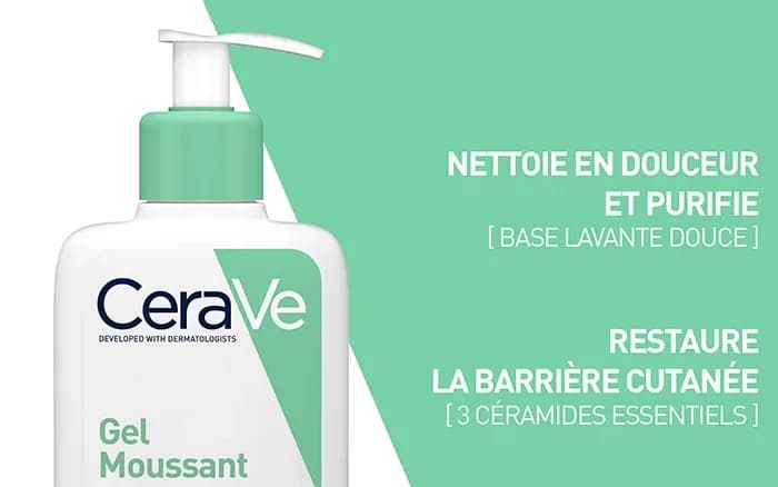 Gel Moussant | Nettoyant Visage | CeraVe