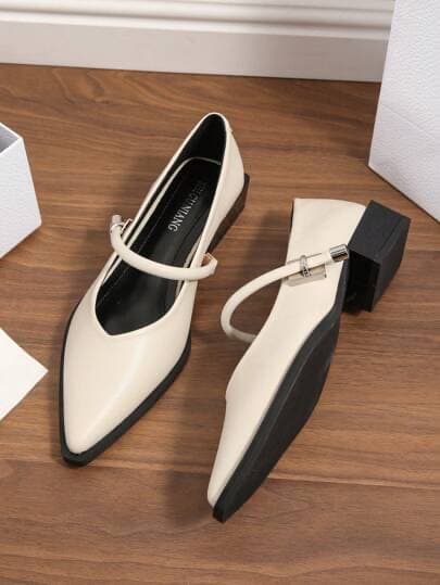 Nuevos zapatos de punta planos para primavera 2025, elegantes y minimalistas, zapatos versátiles de moda para mujer, tac